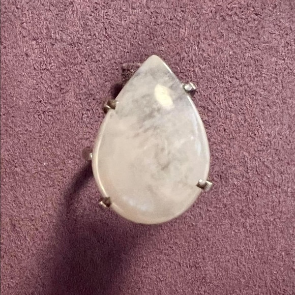 Vintage Moonstone Sterling Silver Ring - Picture 1 of 4